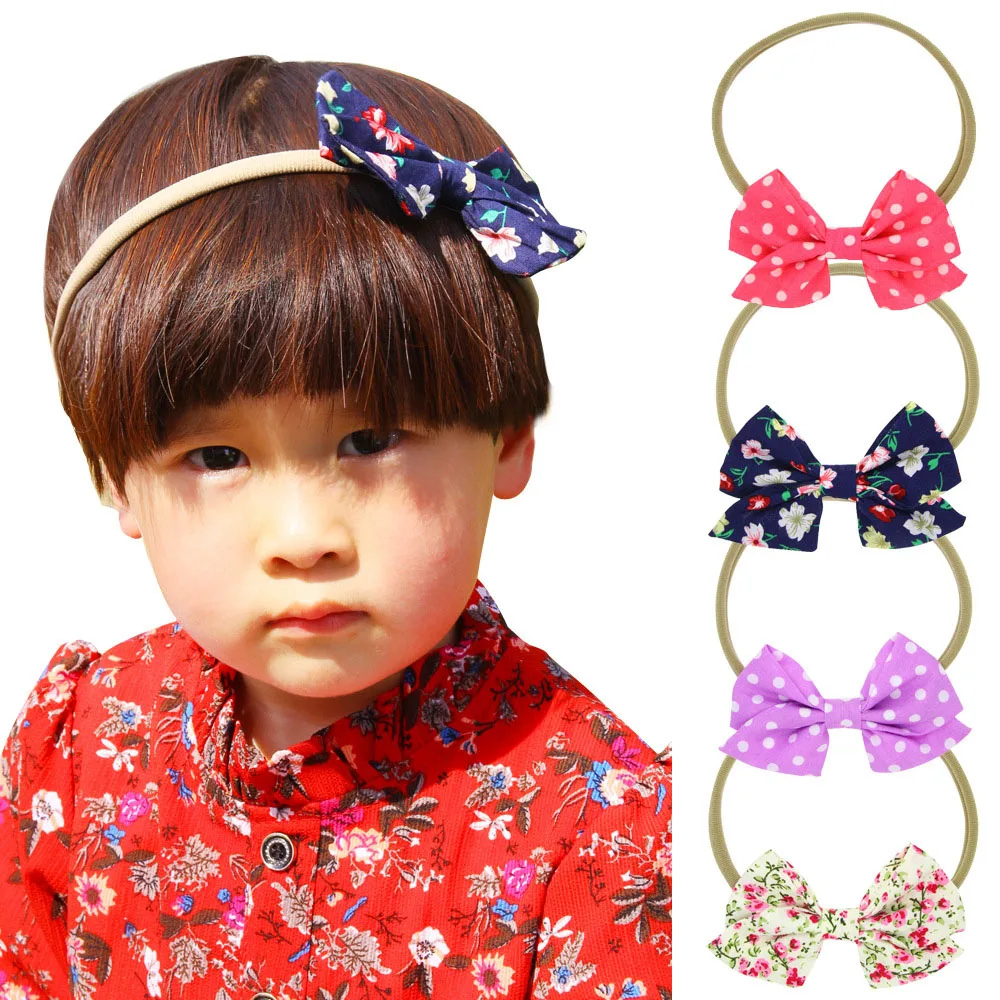 Повязка на голову с бантом для новорожденных 1 шт.|Аксессуары волос| |