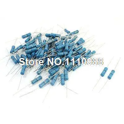

100pcs Axial Lead Metal Oxide Film Resistor 47 Ohm 1% Tolerance 3W Blue