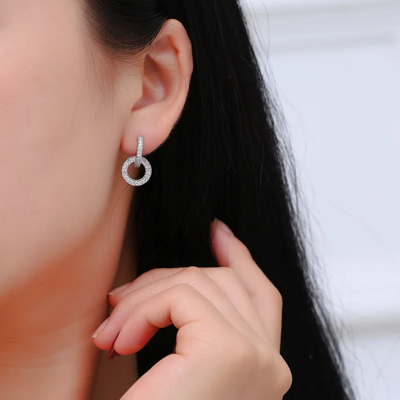 Новинка 2020 серьги с европейскими кристаллами из австрийского опала