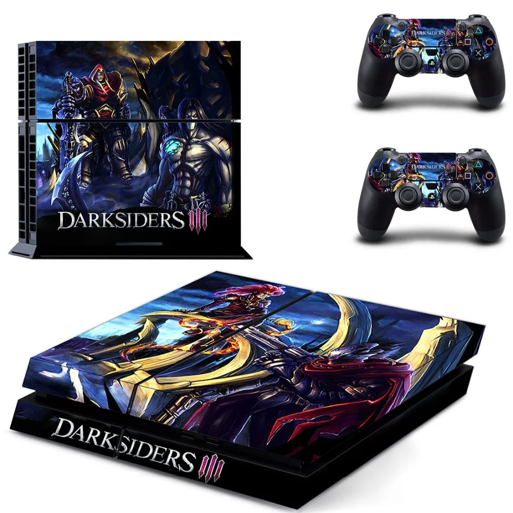 Darksiders 3 PS4 наклейка на всю кожу лицевые панели для Sony playstation 4 консоль и