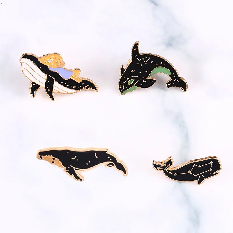 Брошь с эмалью в виде животного 4 шт./компл. | Украшения и аксессуары