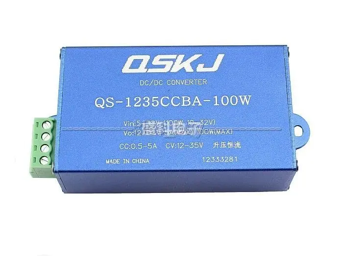 DC 5v ~ 32V до 12v 35V 5A 100W повышающий Регулируемый CC-CV источник питания для