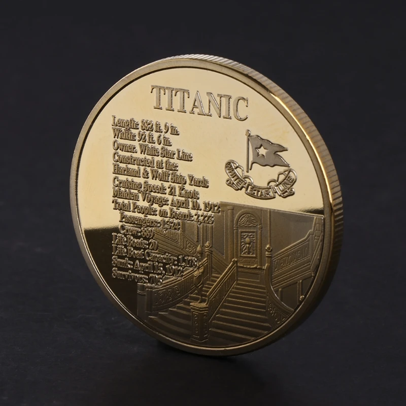Памятный корабль «Титаник» для монет, коллекционные подарки, BTC Биткоин сплав
