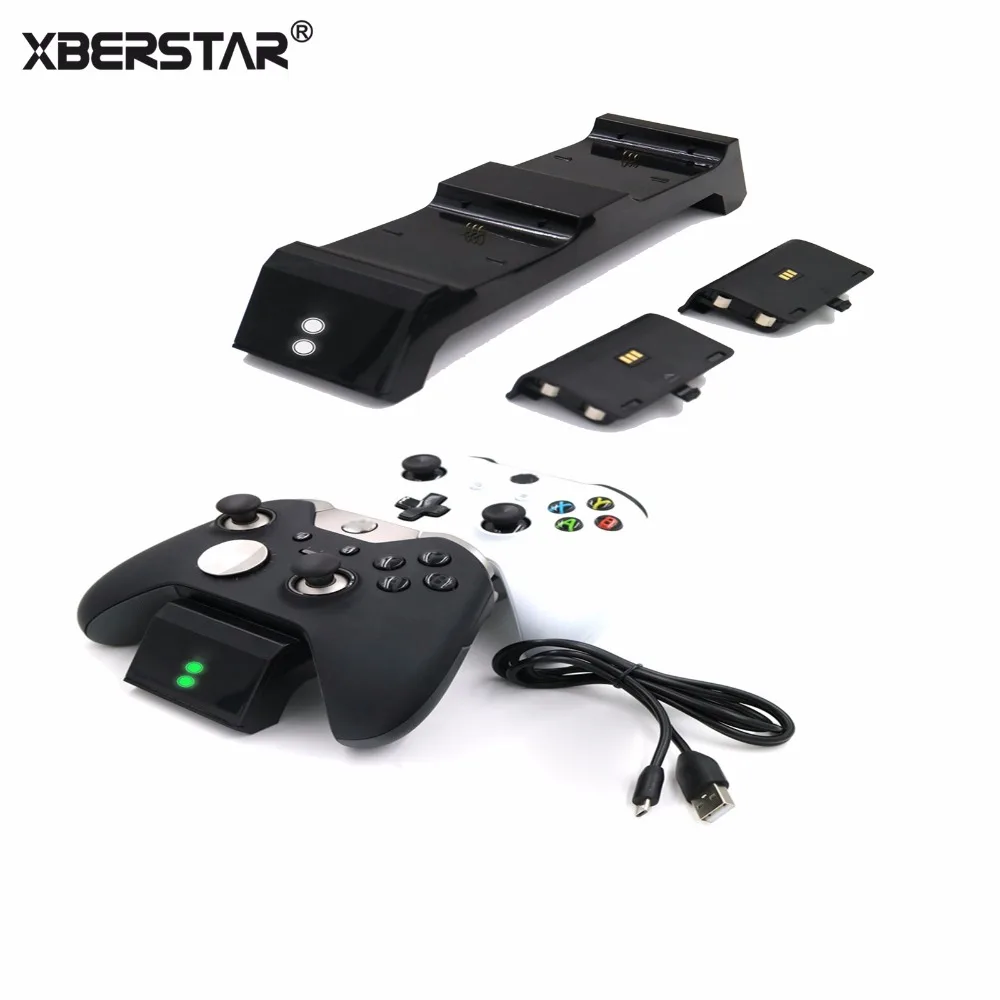 Беспроводной контроллер XBERSTAR 3 в 1 зарядная док станция для Xbox One X/Xbox S/Xbox Elite
