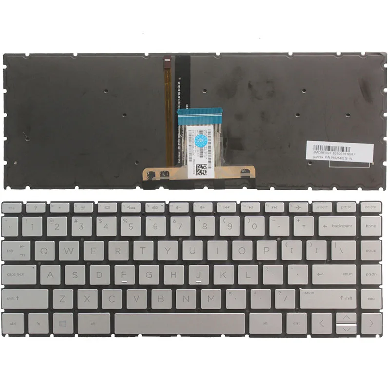 Новая клавиатура для ноутбука HP Pavilion 14 CE ce0064st ce0068st ce0008ca с серебристой