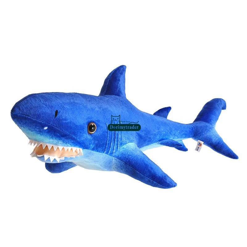 Dorimytrader 115 см большая плюшевая морская животная Акула игрушка 45 дюймов гигантская
