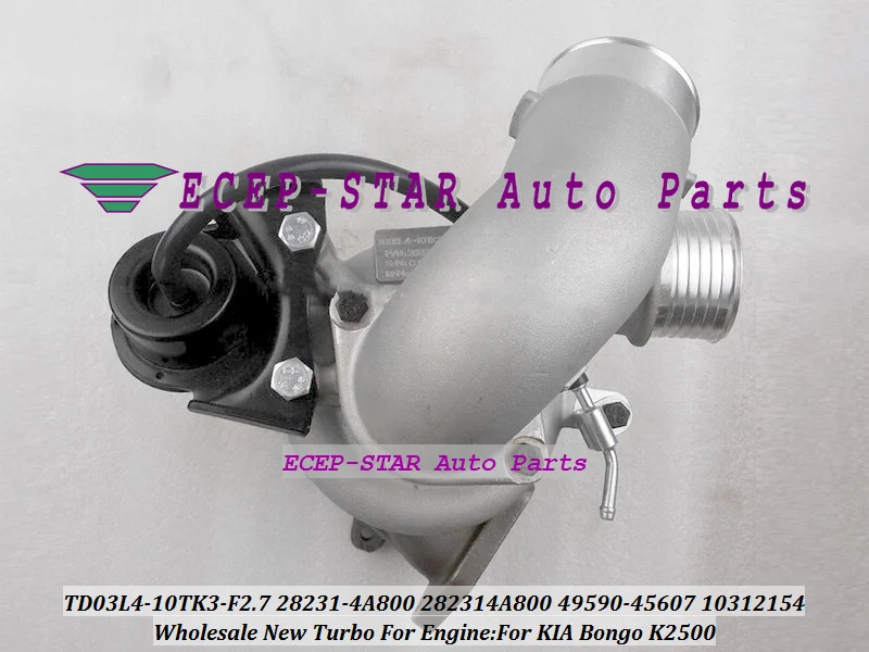 TURBO TD03L TD03L4 10TK3 F2.7 28231 4A800 282314A800 49590 45607 10312154 для KIA Bongo K2500 2.5L 1.5L|turbo turbo turbo|turbo kiakia |