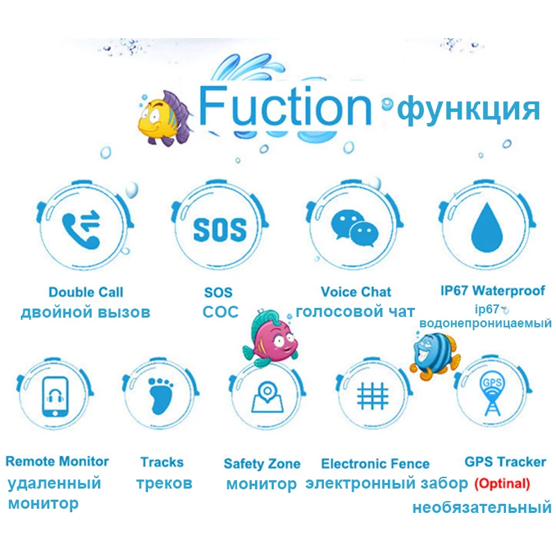 

Waterproof DF25 Smart Watch PK Q100 Children GPS Swim touch phone SOS Call Location Device Tracker Kids Safe Anti-Lost Monitor