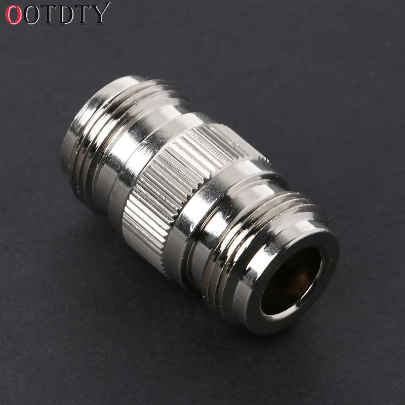 OOTDTY N образный двойной Женский переходник для гнезда миниджек RF WiFi антенный