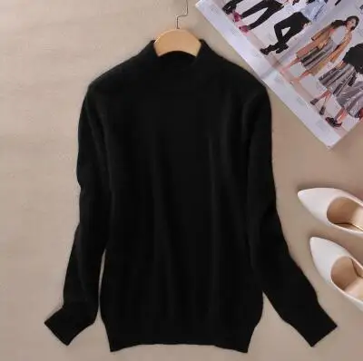 Carol Diaries 2018 Autumn Fashion Women Sweater Plus Size Elastic Turtleneck Casual Bottoming Knitted Pullovers | Женская одежда