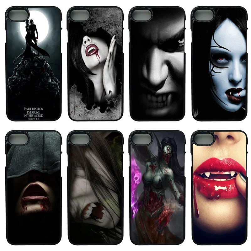 The Vampire Diaries Cell Phone Case Hard Plastic Cover Protect for iphone 8 7 6 6S PLUS X 5S 5C 5 SE 4 4S iPod Touch Shell |