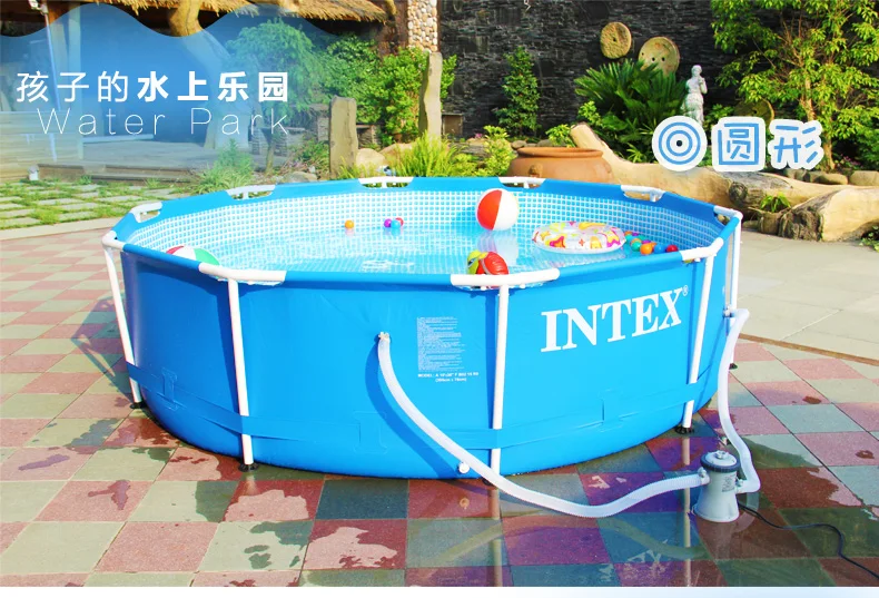 INTEX28712 круглый Батлер детский бассейн для взрослых домашний открытый аквапарк рыбный пруд