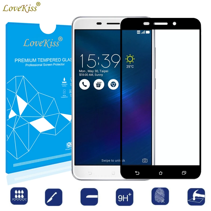 Для ASUS Zenfone 3 Max ZC520TL ZC553KL Laser ZC551KL ZE552KL ZE520KL ZB501 полный защитный чехол для экрана с