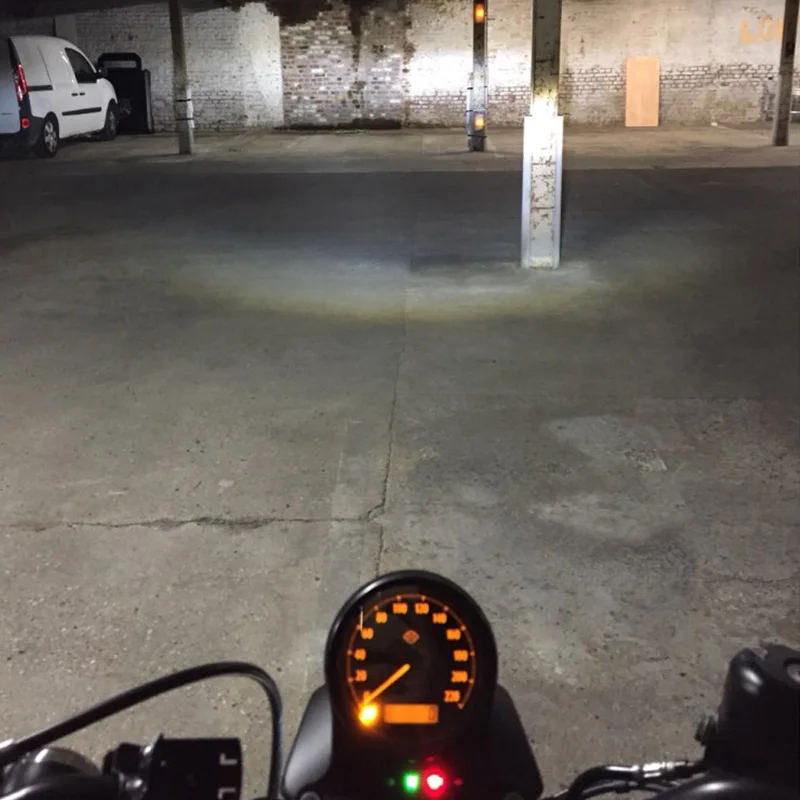 FADUIES синий светодиодный проектор 5 75 дюйма налобный фонарь для Harley- Motorcycle Street 500 XG750