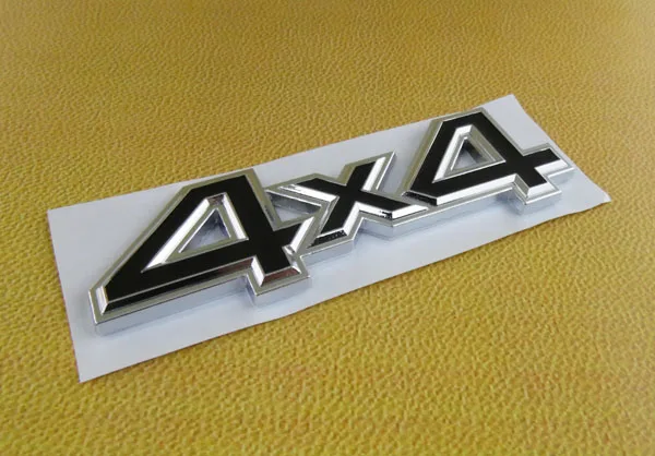 Автомобильный черный хром 4X4 4x4 эмблема значок наклейка | Автомобили и мотоциклы