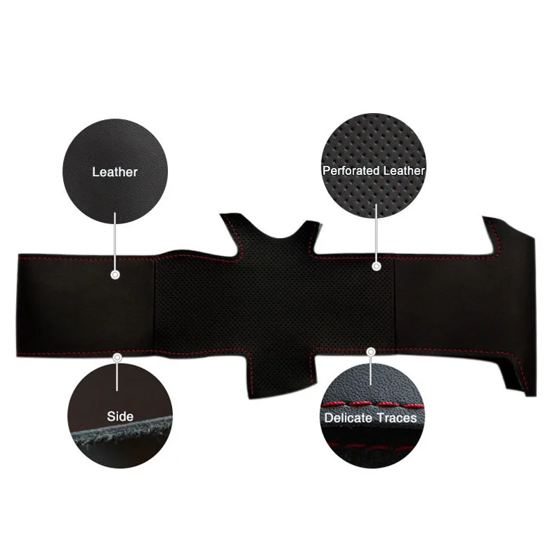 Чехол для руля из искусственной кожи сшитый вручную точно подходит Toyota Corolla 2004-2006