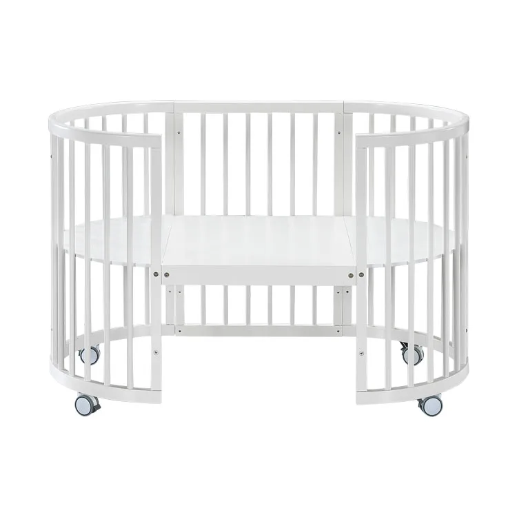 Фирменный экспорт твердой древесины детская кровать стол стул Новорожденный