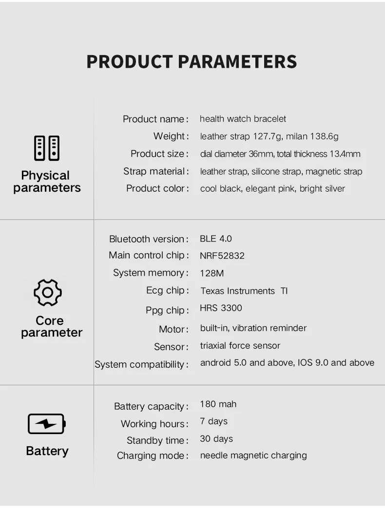 S9 женский физиологический монитор пульса артериального давления здоровье