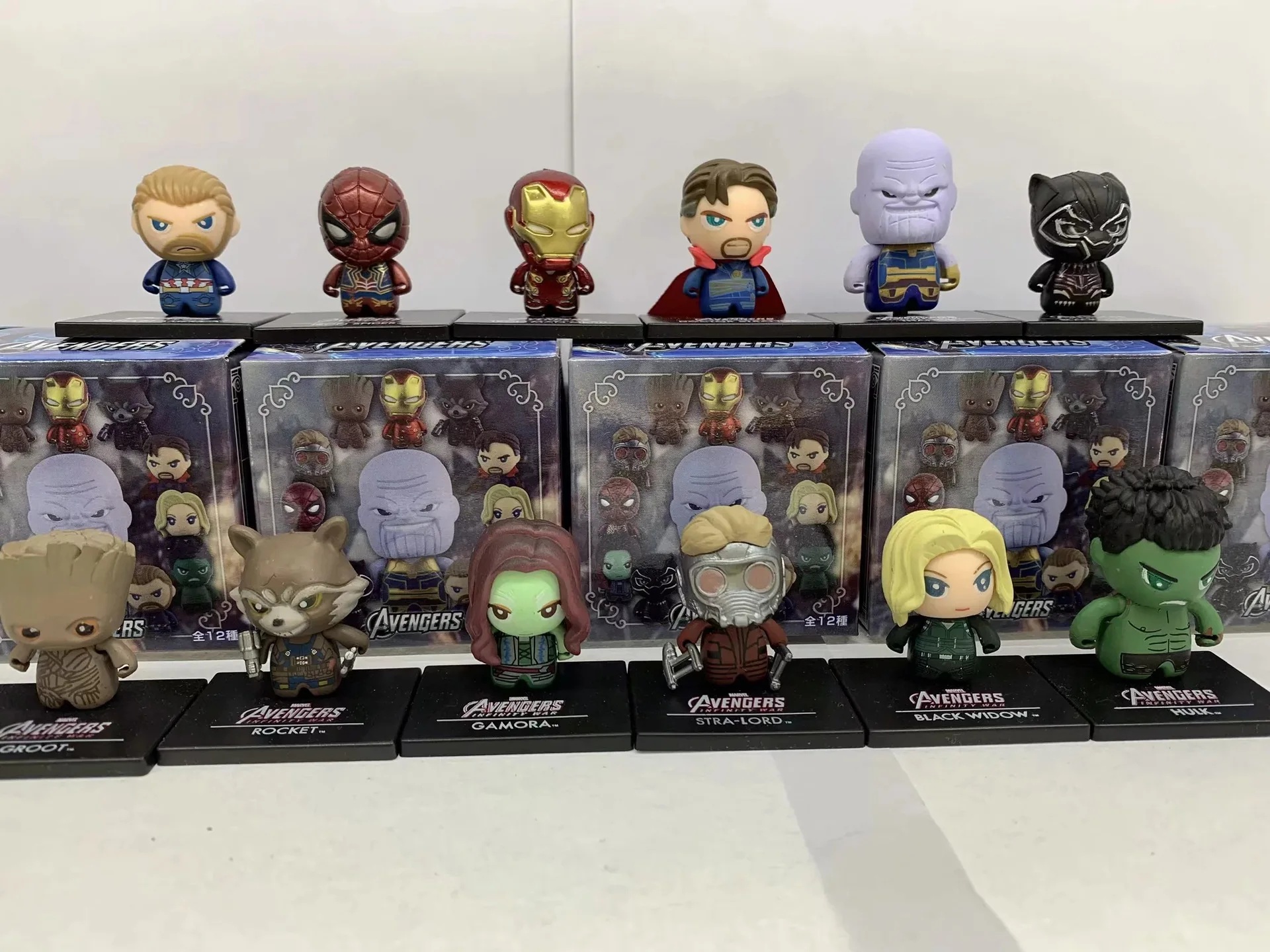 Экшн фигурки супергероев Marvel Мстители Стражи Галактики звезда лорд Человек паук