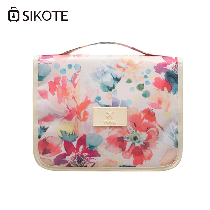 SIKOTE, сумка-Органайзер для путешествий, женская косметичка, висящая, унисекс, для путешествий, косметички, моющиеся туалетные наборы, сумки для хранения