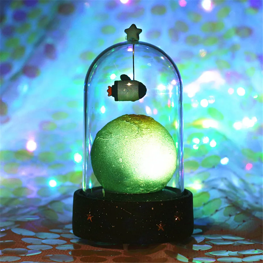 Thrisdar креативный космический корабль планет звезда светильник спальня