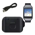 Зарядное устройство для смарт-часов, зарядная док-станция, подставка для Samsung Gear Live R382 SM-R382, смарт-часы черного цвета