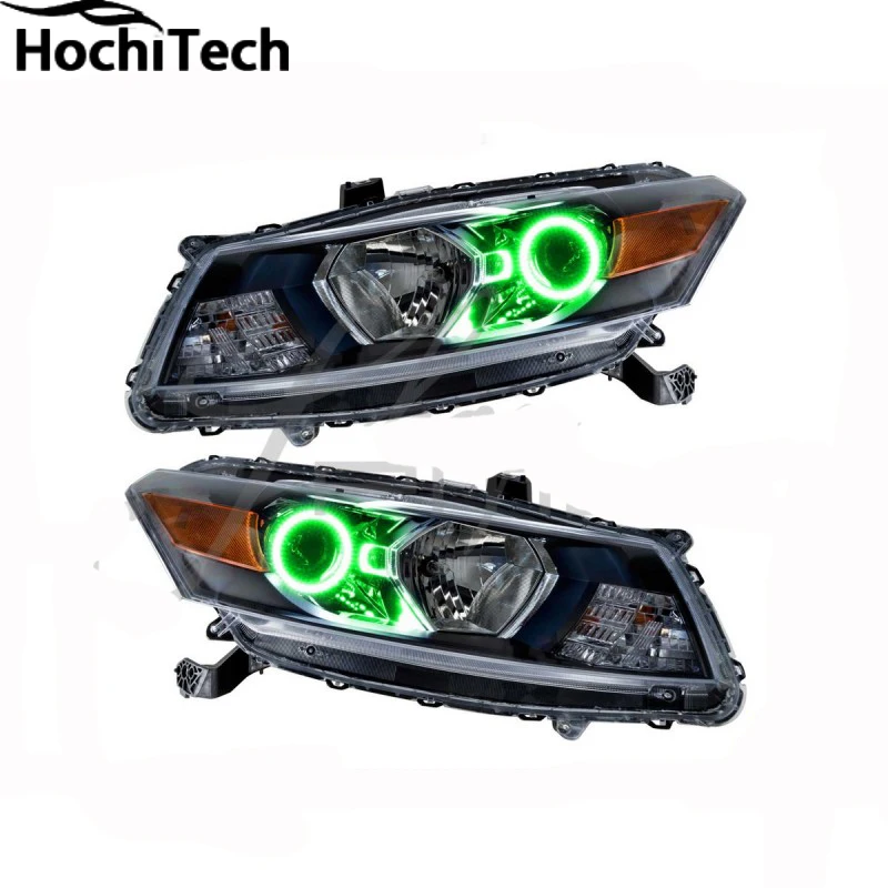 Для Honda Accord Coupe RGB светодиодная фара halo angel eyes kit Аксессуары для стайлинга