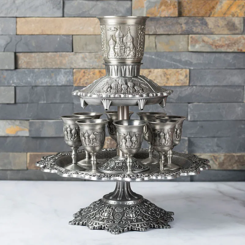 Русский разделитель для вина Набор кружек держатель винтажный домашний декор