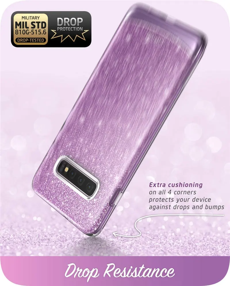 Для samsung Galaxy S10 Plus чехол 6,4 дюймов i-Blason Cosmo полный корпус блестящий чехол под мрамор чехол без встроенной защитной пленки