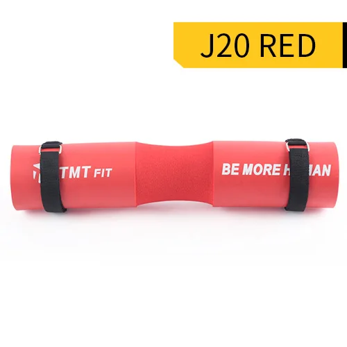 Red-buckle TMT Тяжелая Атлетика Фитнес приседания штанги колодки для приседаний выпады шеи плеча Поддержка анти-скольжения для набедренных толчков тренажерного зала оборудования - Цвет: Red-buckle
