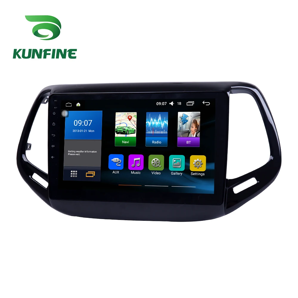 

Octa Core 1024*600 Android 10.0 Car DVD GPS Navigation Player Deckless Car Stereo for Jeep Compass 2017-2018 Headunit Radio wifi