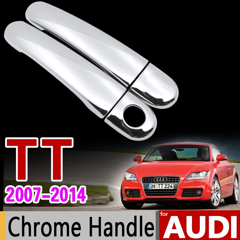 Хромированная накладка на ручку для Audi TT 8j 2007-2014 комплект отделки TTS RS Coupe 2009 2010 2014