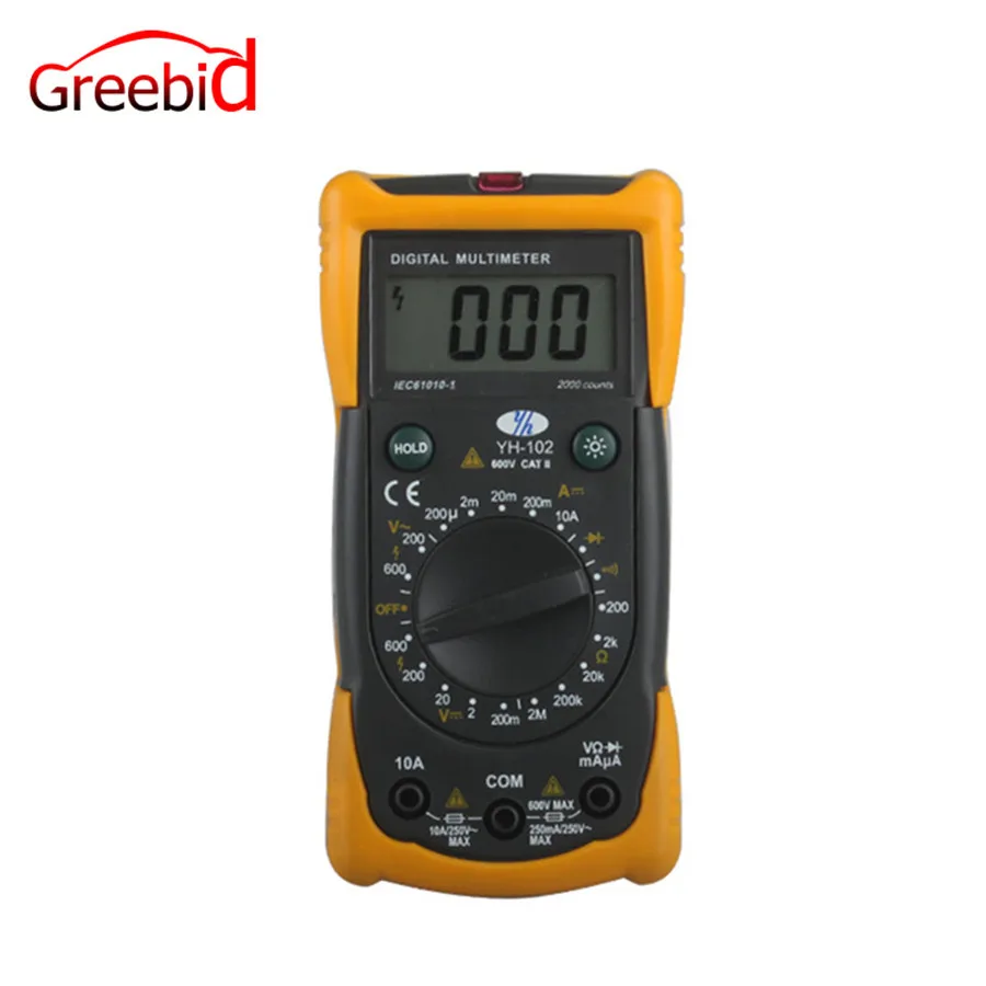 Цифровой мультиметр H12 Бесконтактный ампервольтметр с определением