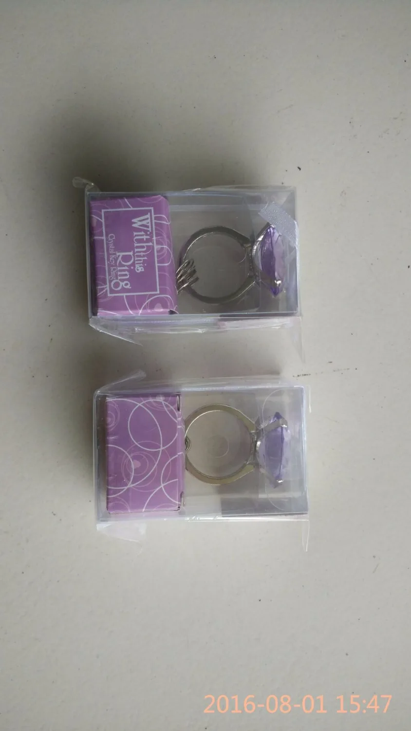 Оптовая продажа 300 шт./лот сувениры для вечеринок Свадебные подарки кольцо в