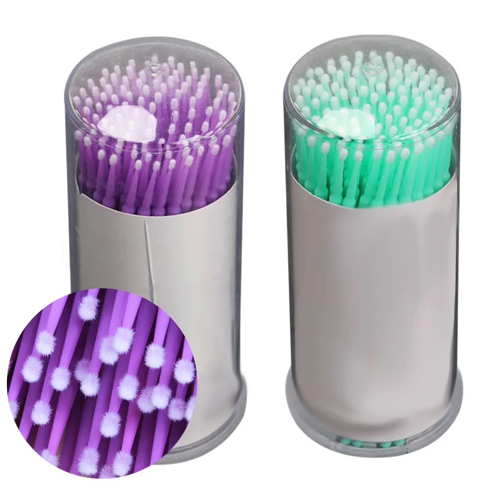 Горячая Распродажа 100 шт. палочка для удаления ресниц одноразовая тушь