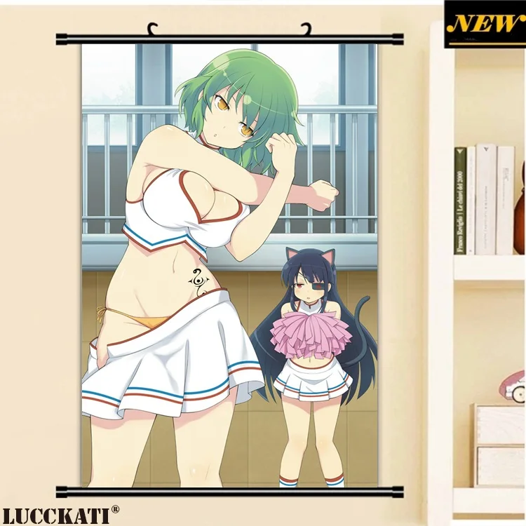 40X60 см Senran Kagura Burst новые волнистые игры, сексуальные лоли, игрушки, мультфильм, аниме, настенные фотообои плакат в рулоне, холст, живопись - Цвет: C