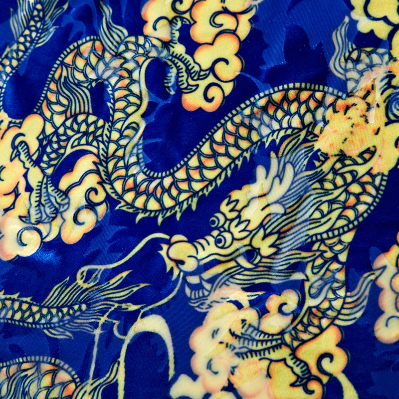 2019 дизайнерские мужские рубашки с длинными рукавами и рисунком дракона