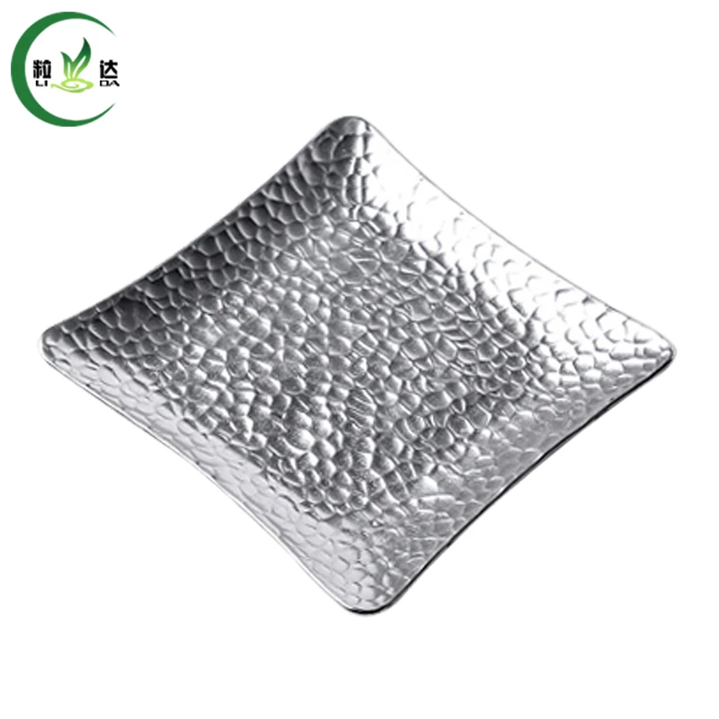 8x8 см квадратная металлическая Чай коврик пуэр лоток Улун CupTray |