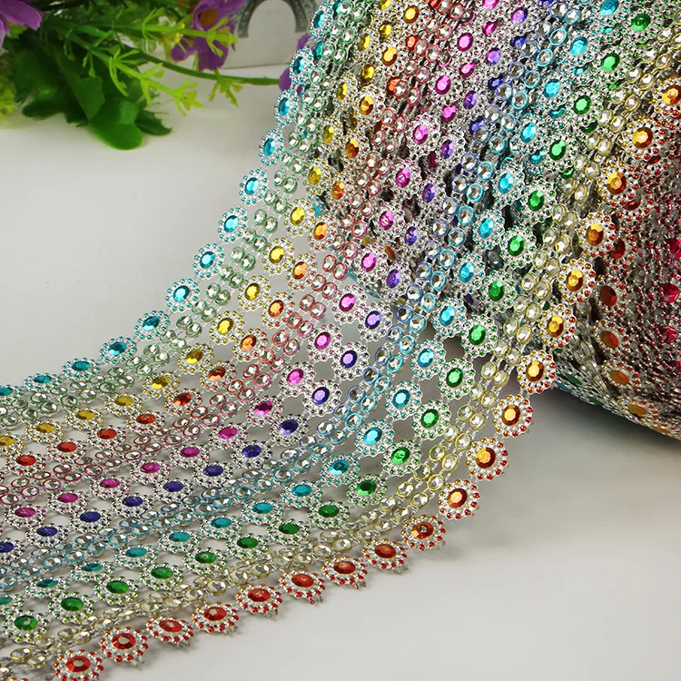 ZOTOONE стразы на сетчатой основе отделкой кристаллами из эпоксидной смолы