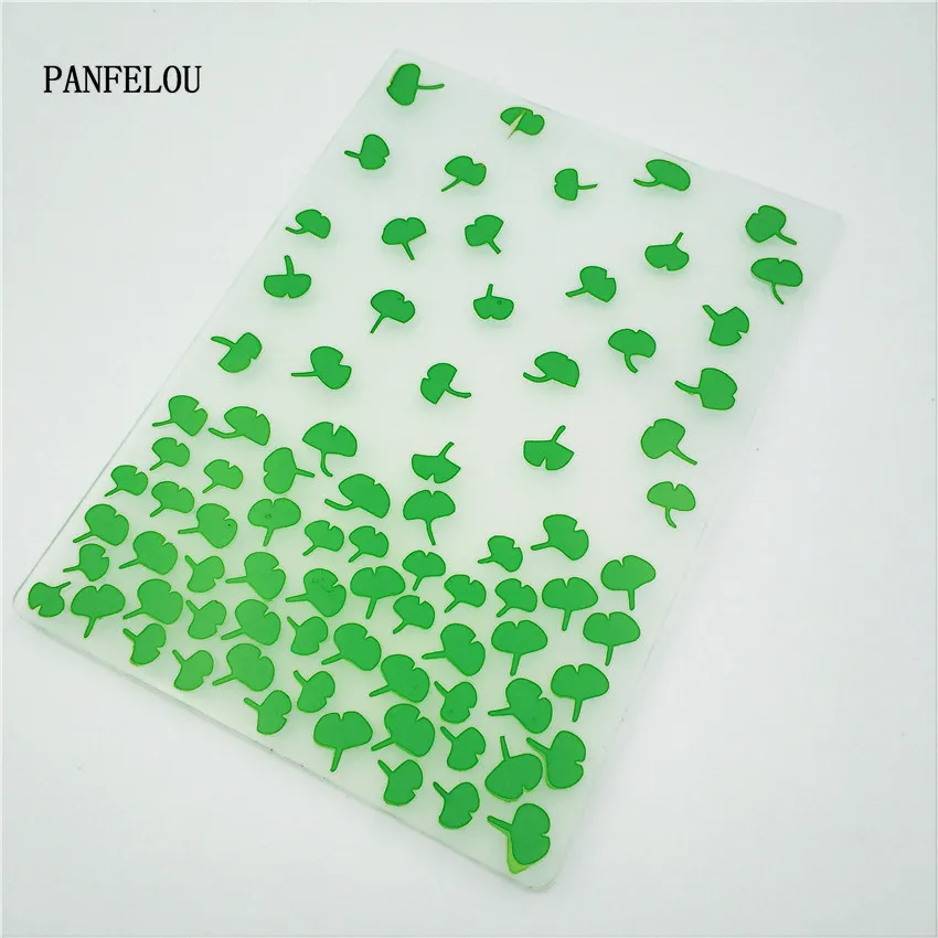

PANFELOU Easter Lovely green fruit Embossing folders Plastic For Scrapbooking DIY Template Fondant Cake Photo Album Card Making