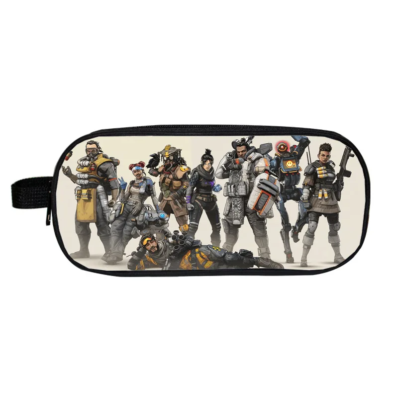 2019 косметички аниме apex legends Bros на двойной молнии для карандашей сумка Детская