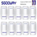 Беспроводной инфракрасный датчик движения Sgooway, 10 шт., бесплатная доставка, 433 МГц