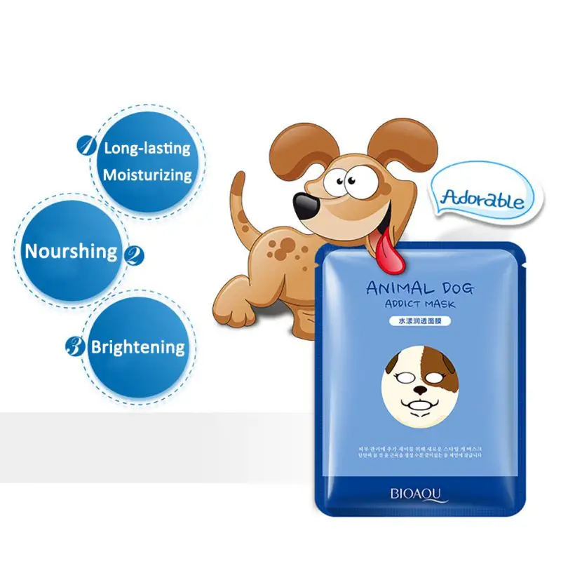 1 шт./компл. 30 г маска для макияжа лица ухода за лицом мягкая животных С Рисунком