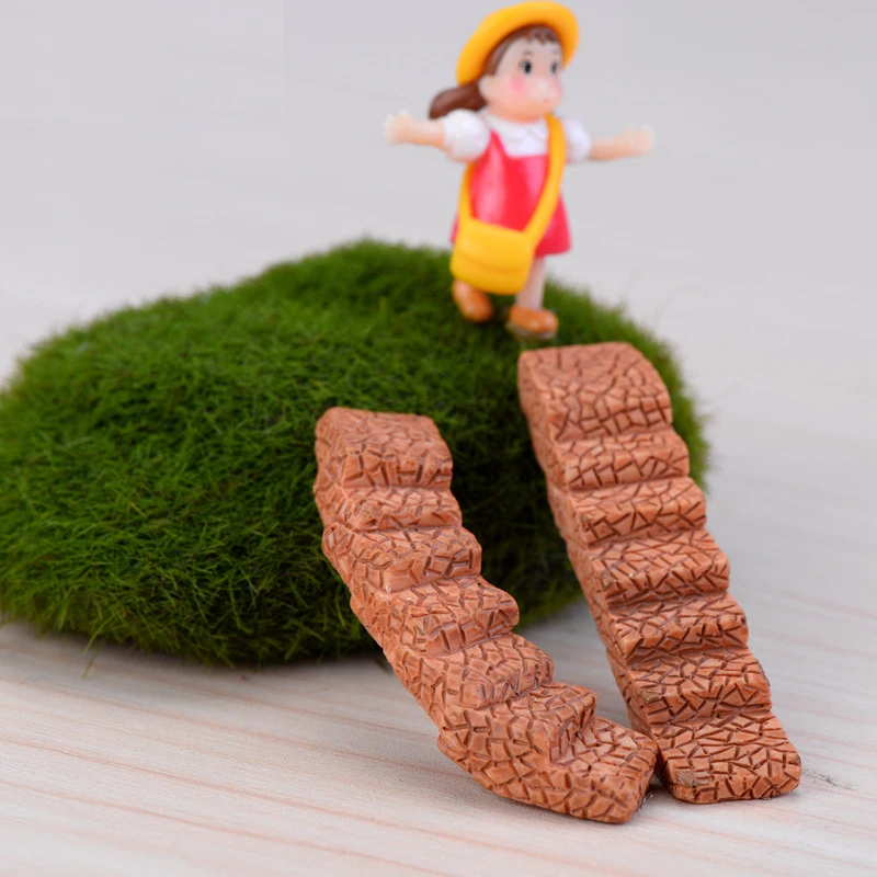 Изгиб лестницы ступенчатые миниатюрные сказочные садовые аксессуары для дома |