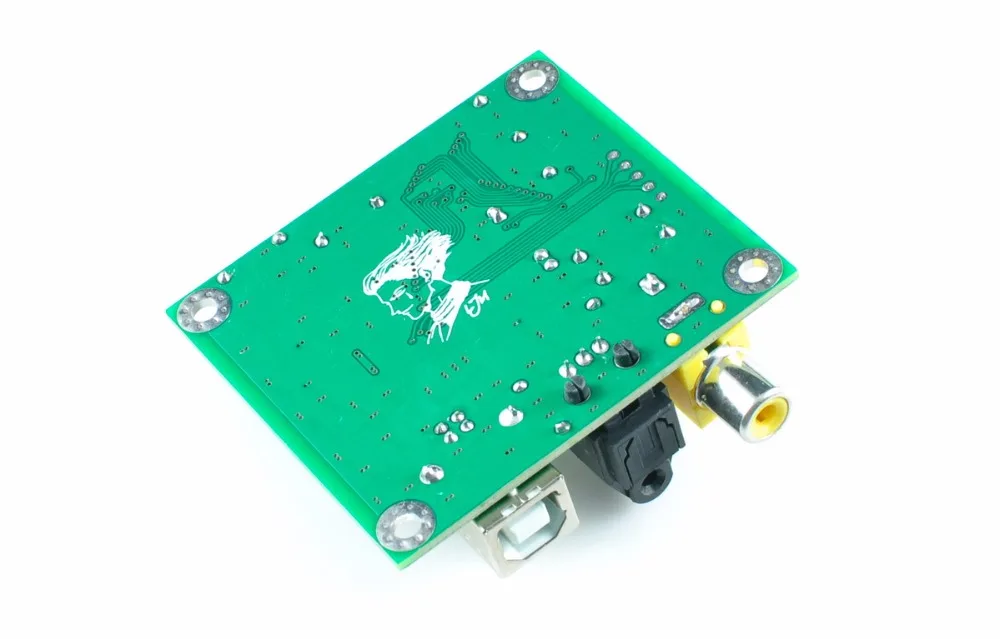 CM6631A USB для коаксиального оптического волокна SPDIF I2S преобразователь плата DAC 24 бит
