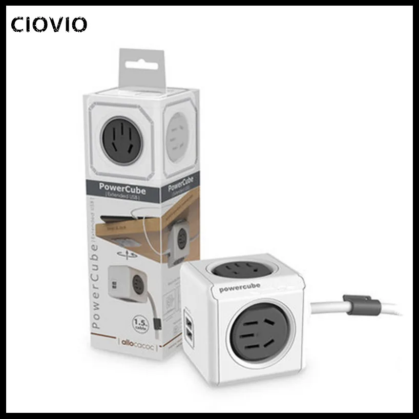 CIOVIO с проводом умный дом power Cube розетка CIOVIO адаптер питания многокоммутируемые розетки