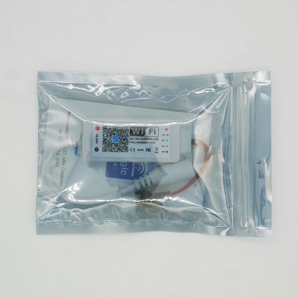 Мини WiFi Magic Home светодиодный SPI контроллер DC5V DC12 24V адресуемый 2048 пикселей для WS2811
