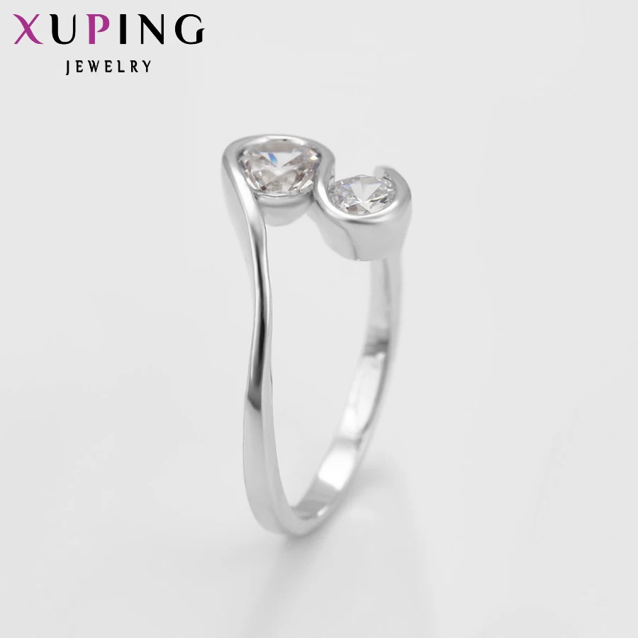 Xuping, модное кольцо, акция, дизайн, посеребренный цвет, модное, рождественское, очаровательное кольцо, ювелирные изделия S20.6/35,1-13351