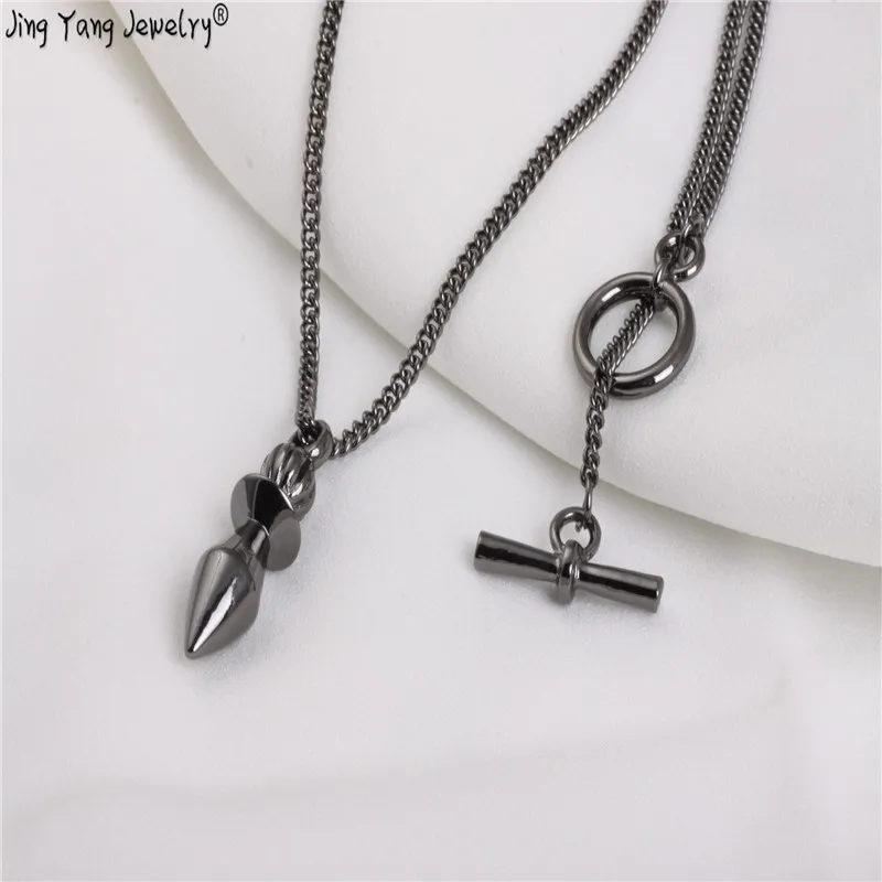Jang Yang reiki pendente di rame e pendoli for rabdomanzia pendolo armonia in oro rosa Catena Europeo Alla Moda Con necklase|Подвески| |