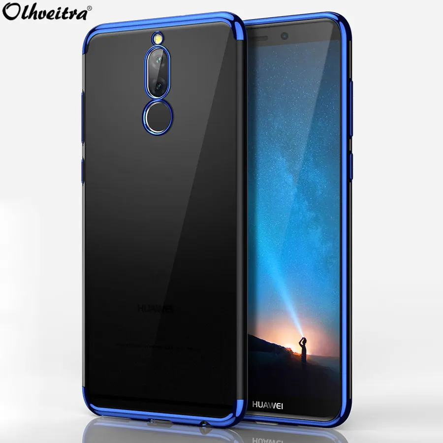 Прозрачная защитная задняя крышка для huawei Maimang 6 mate 10 Lite чехол TPU Мягкий